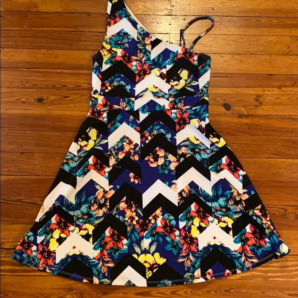 Floral print dress
